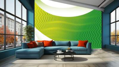 waves background, geometric figures on white background Wall mural