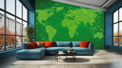 World design. Wall mural