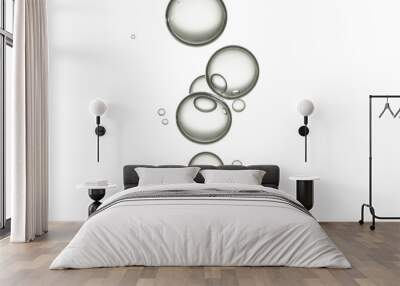 Beautiful water drops Wall mural