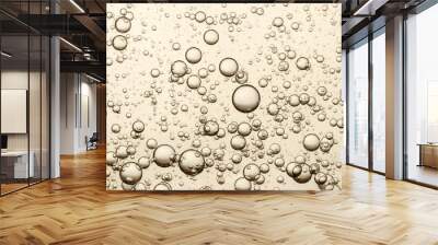 Fizz bubbles Wall mural