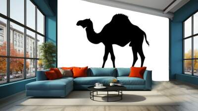 camel silhouette illustration  Wall mural