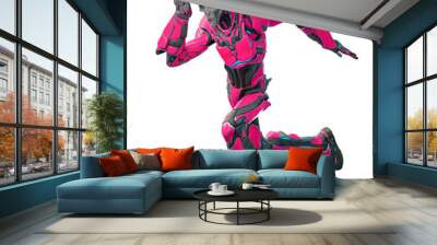 mega alien is running Wall mural