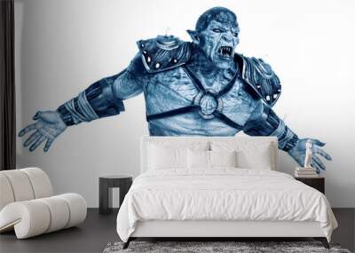 orc warrior is angry Wall mural