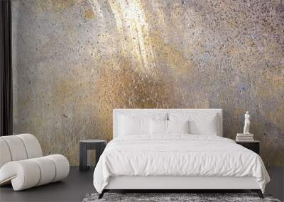 Copper alloy texture close up, made from gold silver and copper Wall mural