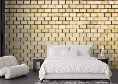 orange brick wall texture, color background stone Wall mural