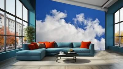 clouds and tree Wall mural