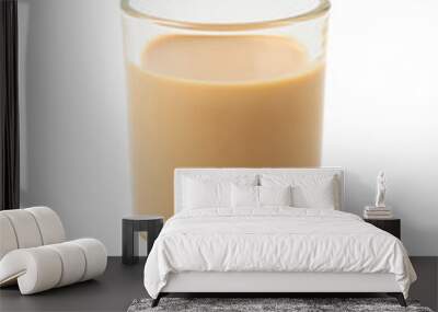 Shot of cream liqueur isolated Wall mural