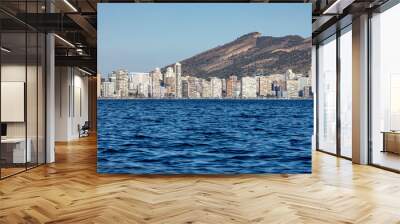 ciudad de Benidorm vista desde el agua España Wall mural