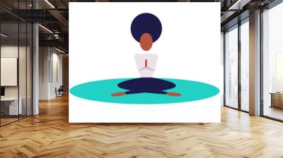 Yoga Wall mural