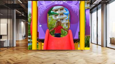 children playground in the park Wall mural