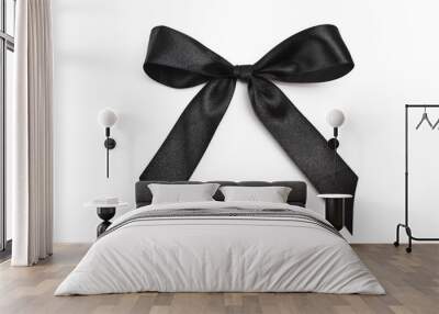 Black bow Wall mural