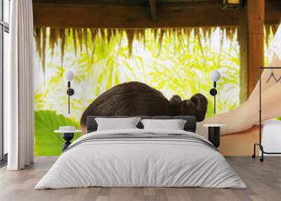 tropic massage Wall mural