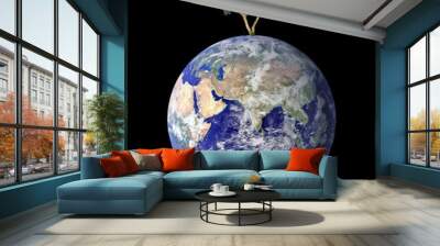 Green earth Wall mural