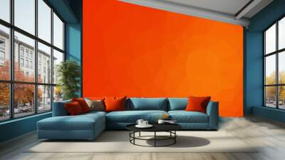 Light Orange vector polygonal background. Wall mural