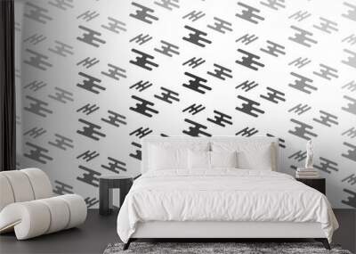 Light Silver, Gray vector layout with flat lines. Wall mural