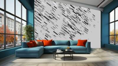 Light Silver, Gray vector layout with flat lines. Wall mural