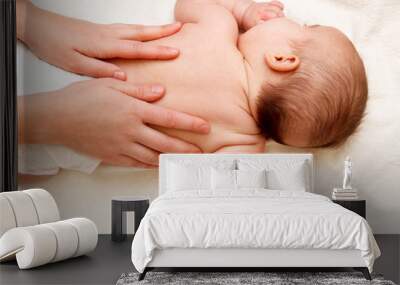 Baby back massage Wall mural