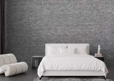 Heather grey knitted fabric textured background Wall mural