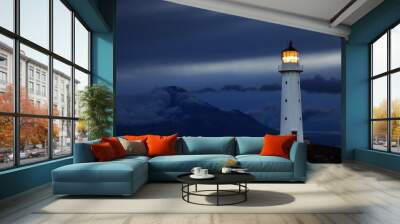 Cape Egmont Lighthouse, New Zealand Wall mural