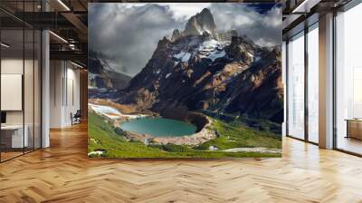 Mount Fitz Roy, Patagonia, Argentina Wall mural