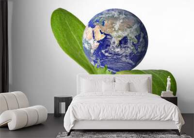 planet earth on a sprout Wall mural