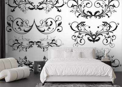 ornamental design elements Wall mural