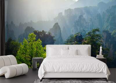 Zhangjiajie mountains, China Wall mural