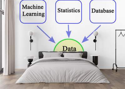 Three Tools for Data Mining Wall mural