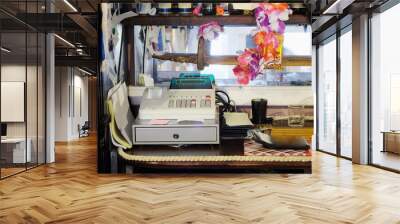 bar with cash register Wall mural