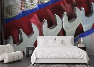 Set of a hand tools Wall mural