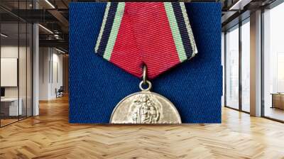 Medal in honor of the anniversary of the Victory in the Second W Wall mural