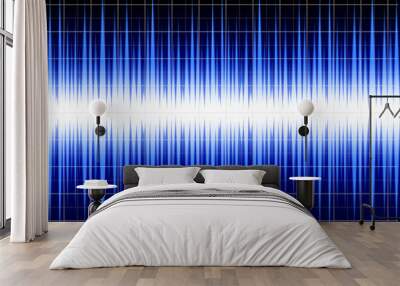 sound waves Wall mural