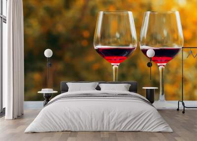 glass of wine Wall mural