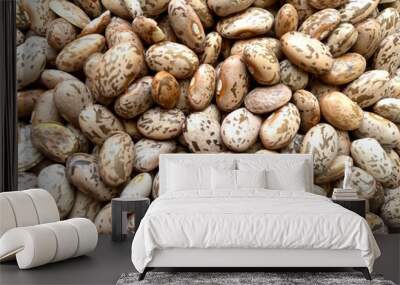 Beans dry raw seeds background Wall mural