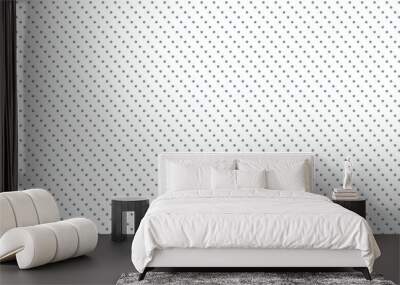 diagonal line with dots pattern. seamless background Wall mural