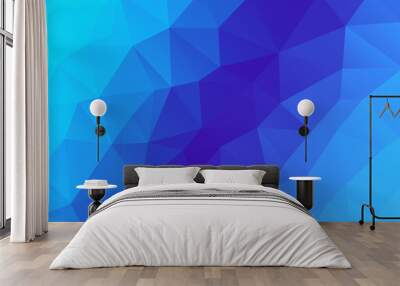 modern geometrical abstract background. Triangular backdrop. Bright wallpaper Wall mural