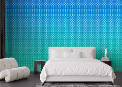 Sky pixel background gradient. Seamless pattern. Retro 8-bit game wallpaper. Bright vector backdrop Wall mural