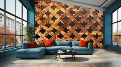 Wood background or texture . abstract texture. texture of wood or stone Wall mural