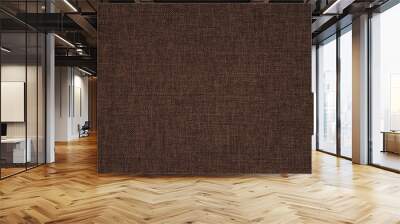 brown fabric texture for background Wall mural