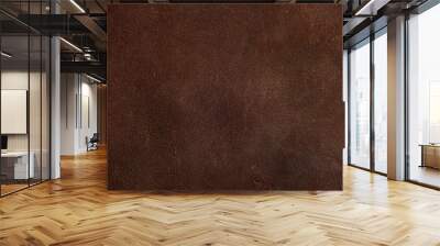 dark brown vintage and grunge background texture. leather Wall mural