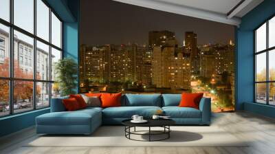 night city view Wall mural