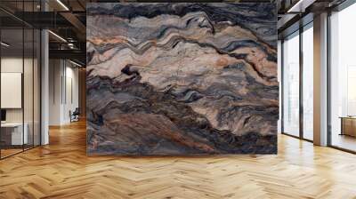 Brown stone or rock background and texture. Wall mural