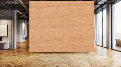 Evaporated beech veneer showcasing warm tones and smooth wood texture Wall mural