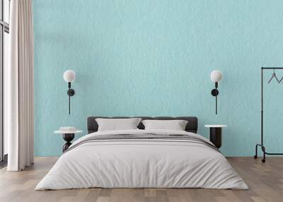 Soft light blue felt texture. Wall mural