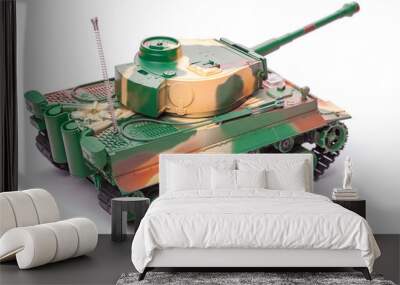 Plastic toy tank Wall mural