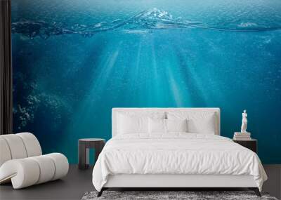 abstract sea and ocean backgrounds for your design Wall mural