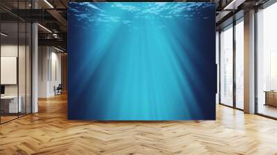 deep blue sea, abstract marine backgrounds for your design Wall mural