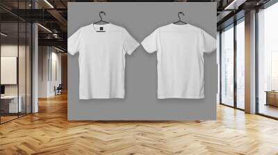 Realistic T-Shirt mockup template Wall mural