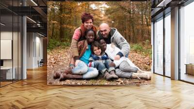 multicultural family Wall mural