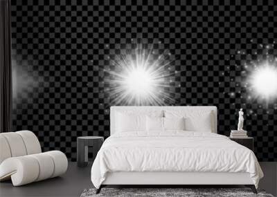 Light effect of lens flare Wall mural